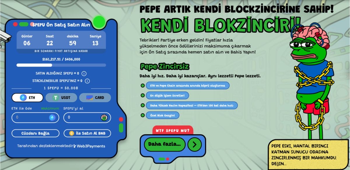Pepe Unchained: Mpeppe’ye En İyi Alternatif