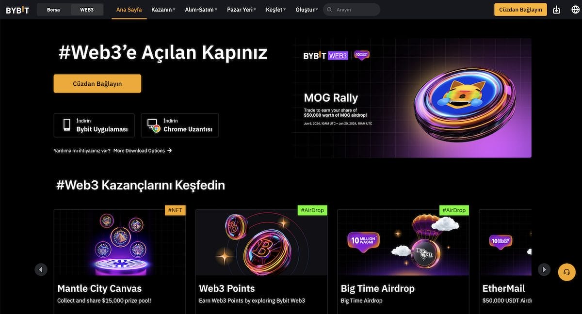 ByBit En İyi Ethereum C&uuml;zdanları