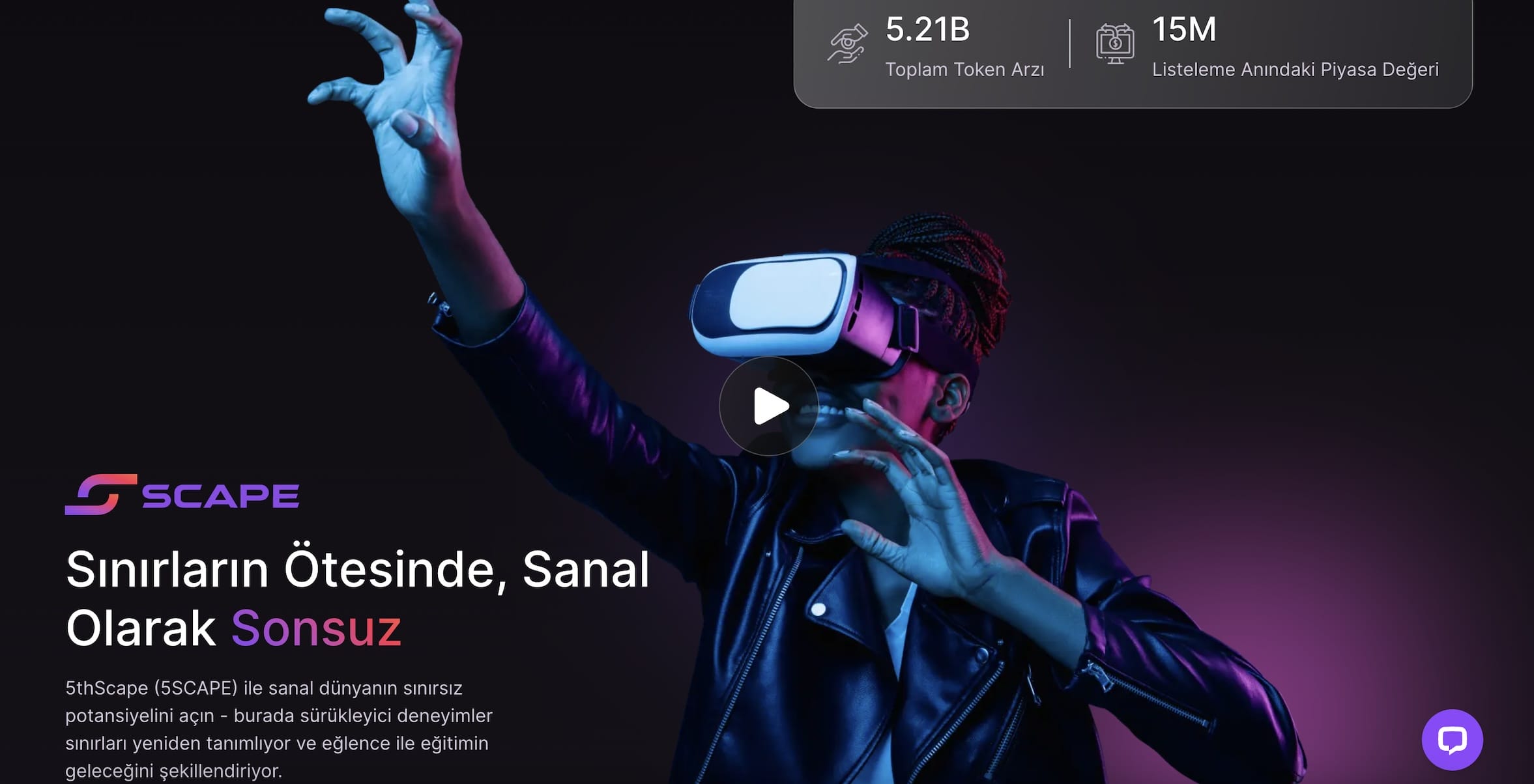 en iyi VR kripto paraları 5thscape sanal gerceklik