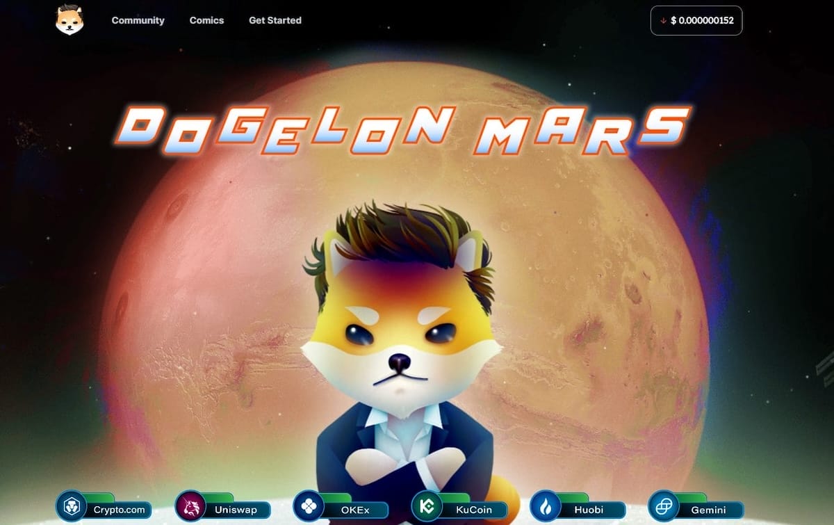 Dogelon Mars (ELON) En İyi Polygon Meme Coinleri