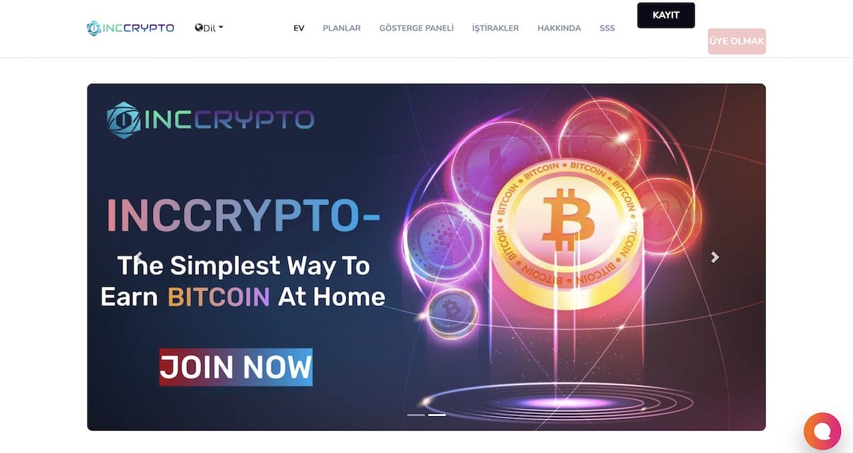 IncCrypto En İyi Bitcoin Madenciliği Siteleri