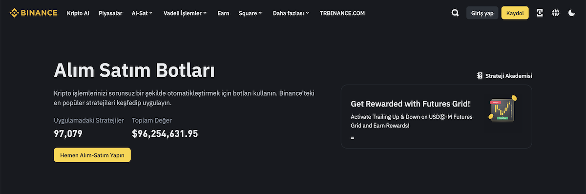 En İyi Otomatik Kripto Ticaret Platformları Binance Trading Bots