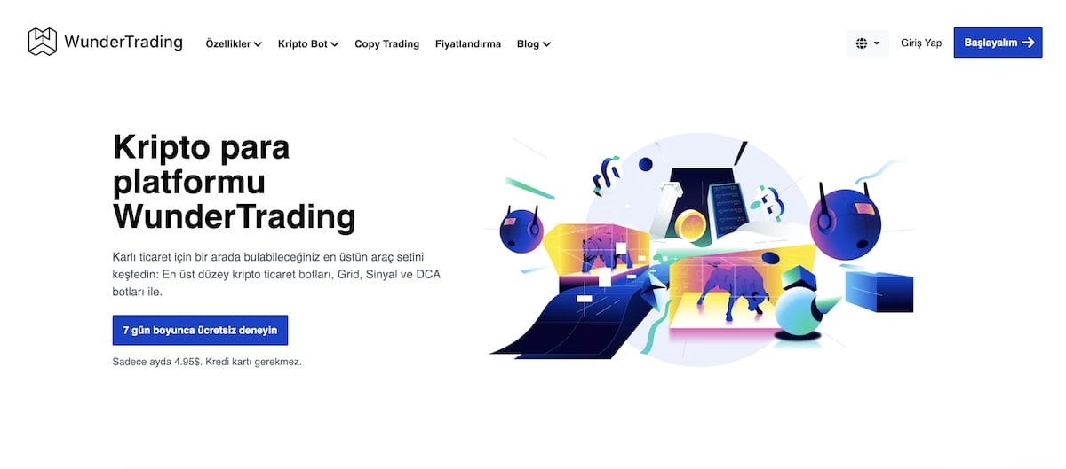 En İyi Otomatik Kripto Ticaret Platformları Wunder Trading