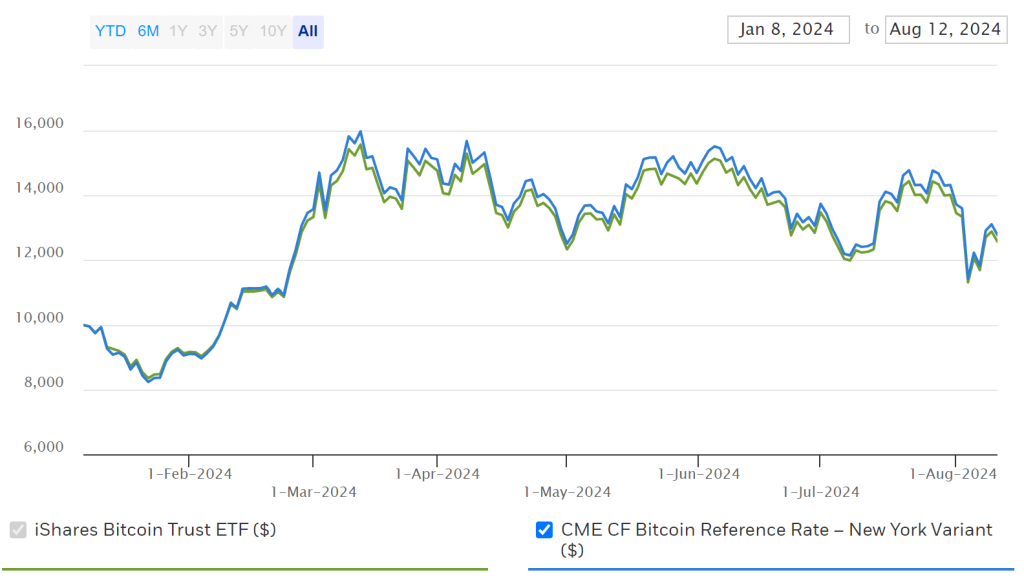 iShares Bitcoin Trust ETF fiyat tahmini - fiyat geçmişi