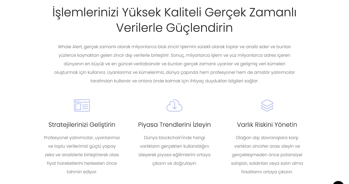 Whale Alert En İyi Kripto Balina Takipçileri