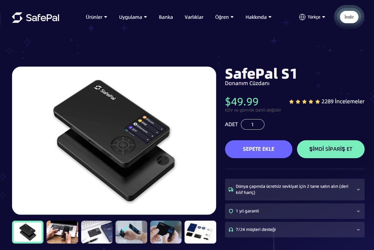 Binance tarafından desteklenen Solana C&uuml;zdanı