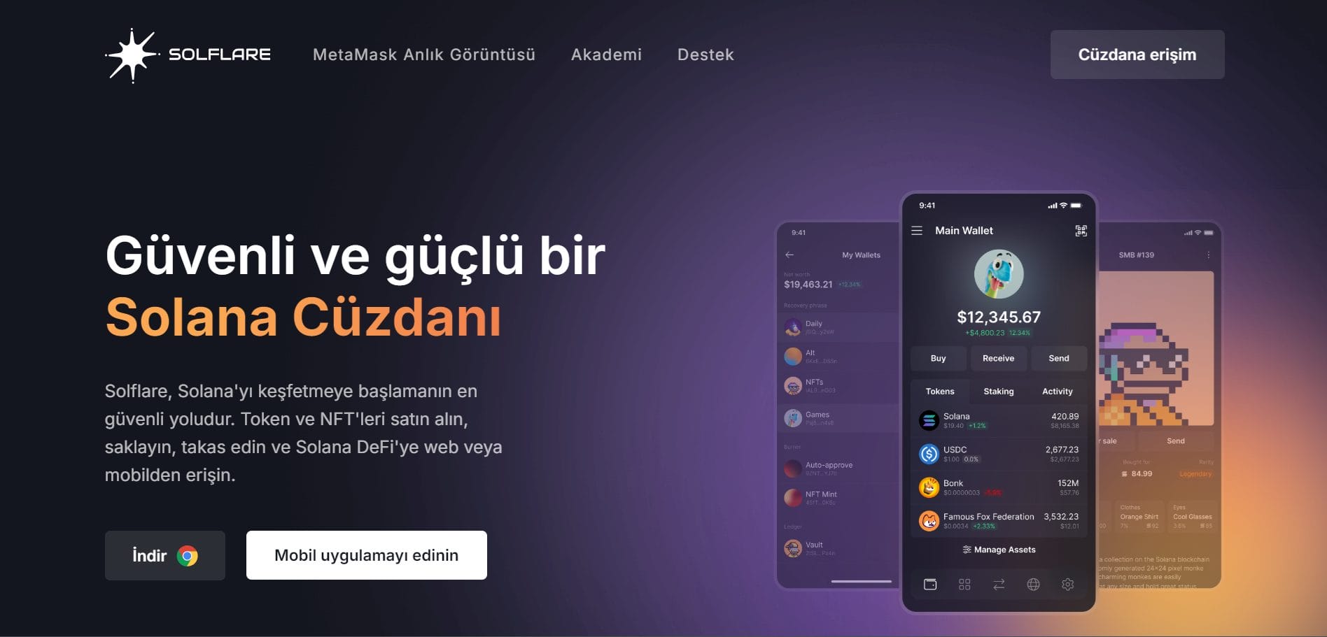 G&uuml;venli ve Dayanıklı Solana C&uuml;zdanı