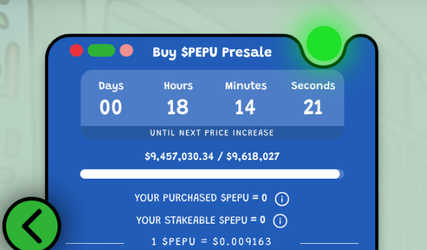 Pepe Unchained Ön satışı