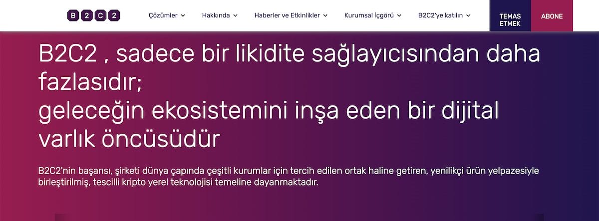 En İyi Kripto Piyasası Yapıcıları arasındaki B2C2 İncelemesi