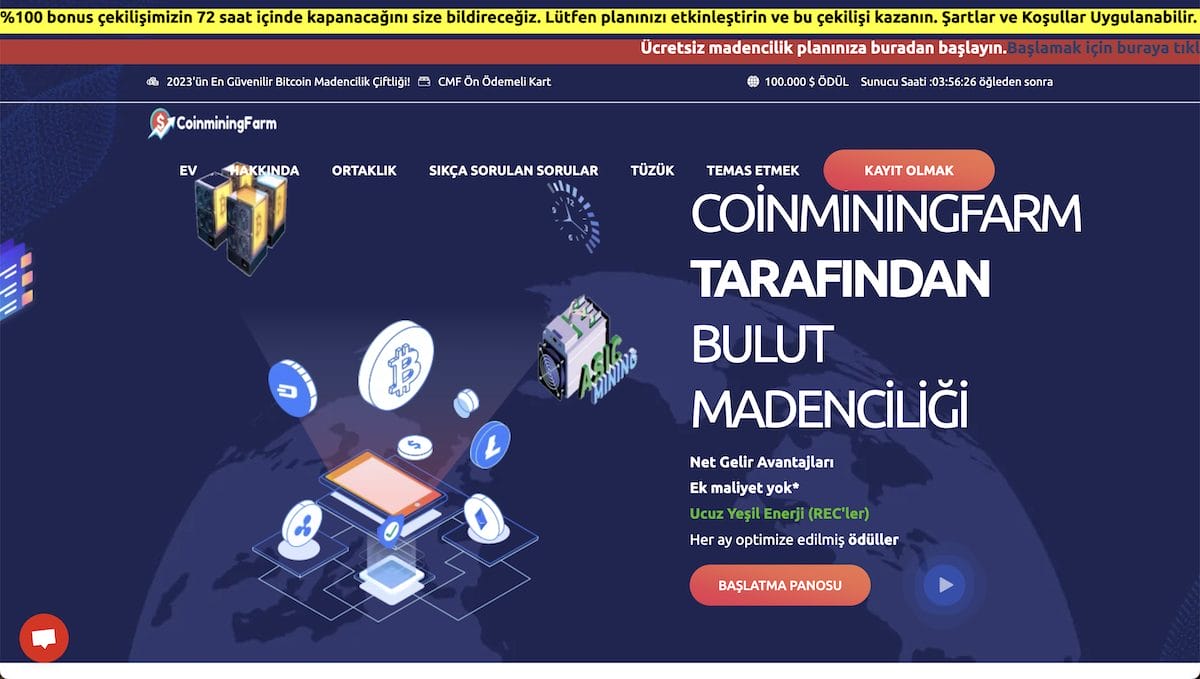 Android İçin Resmi Kripto Madenciliği Uygulamaları CoinMiningFarm