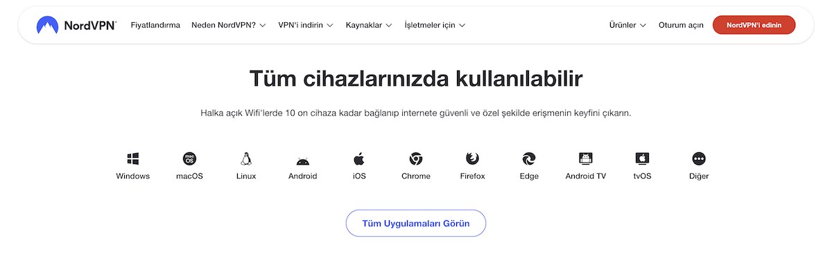 Mevcut VPN Sunucuları
