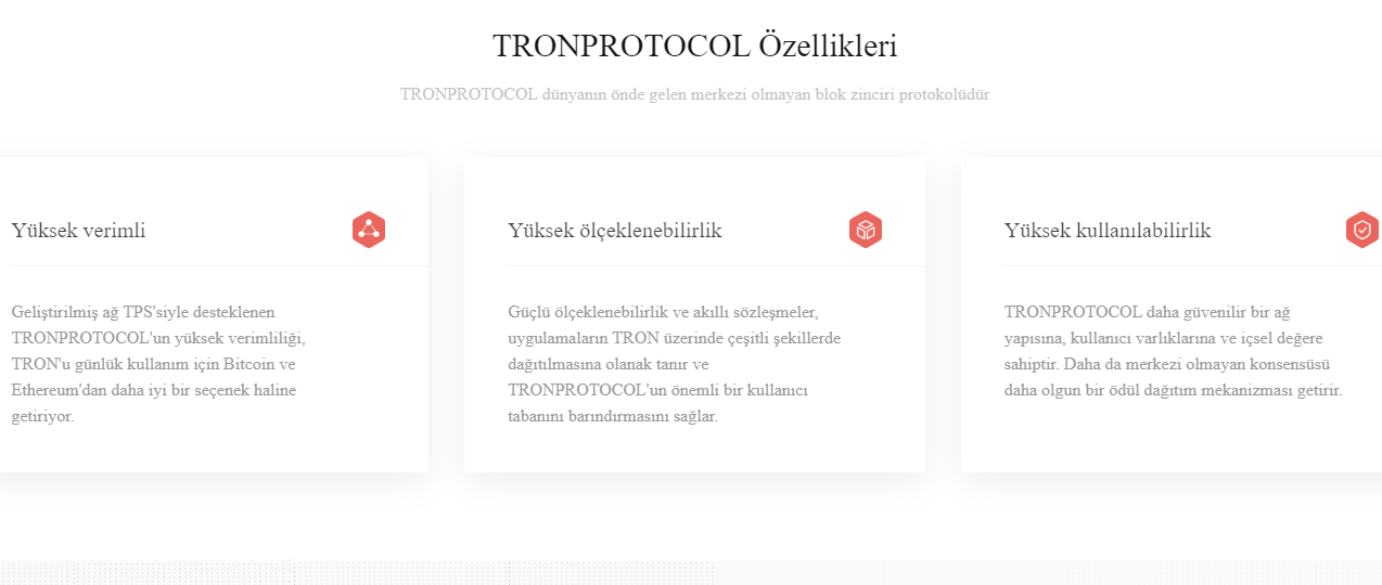 TRON, Ölçeklenebilir Bir Blok Zinciridir