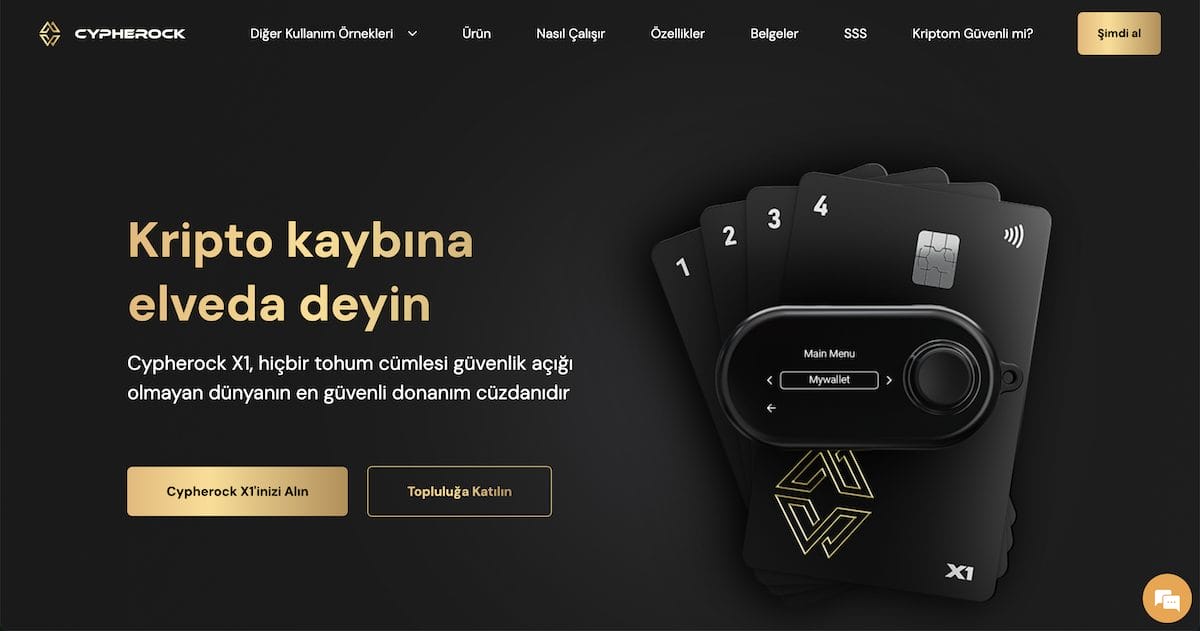 Cypherock en iyi kripto donanım c&uuml;zdanları
