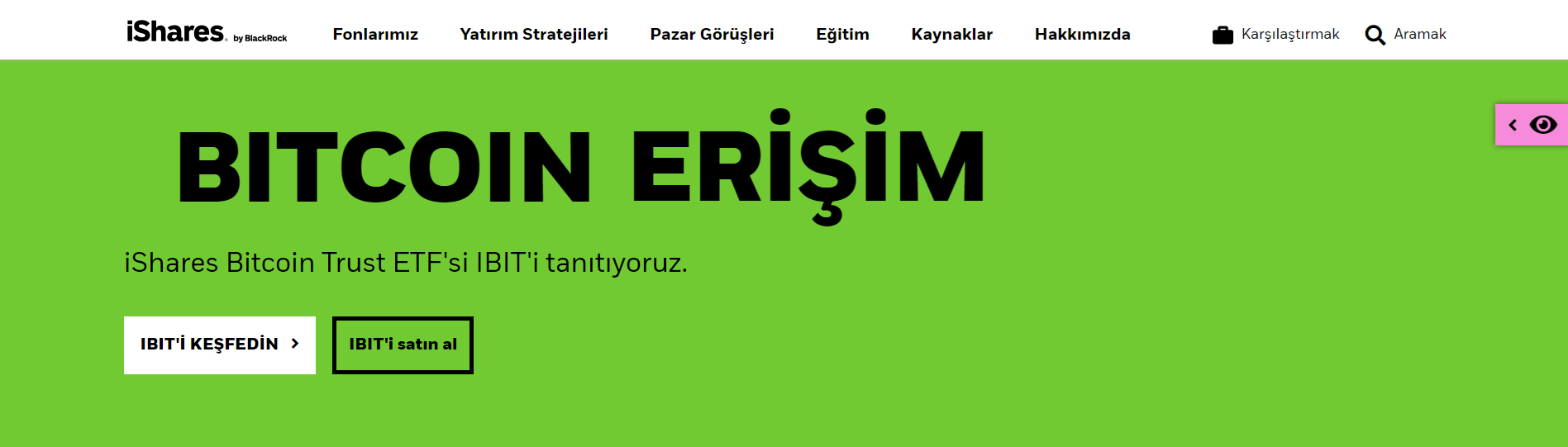BlackRock Bitcoin ETF'lerini destekliyor