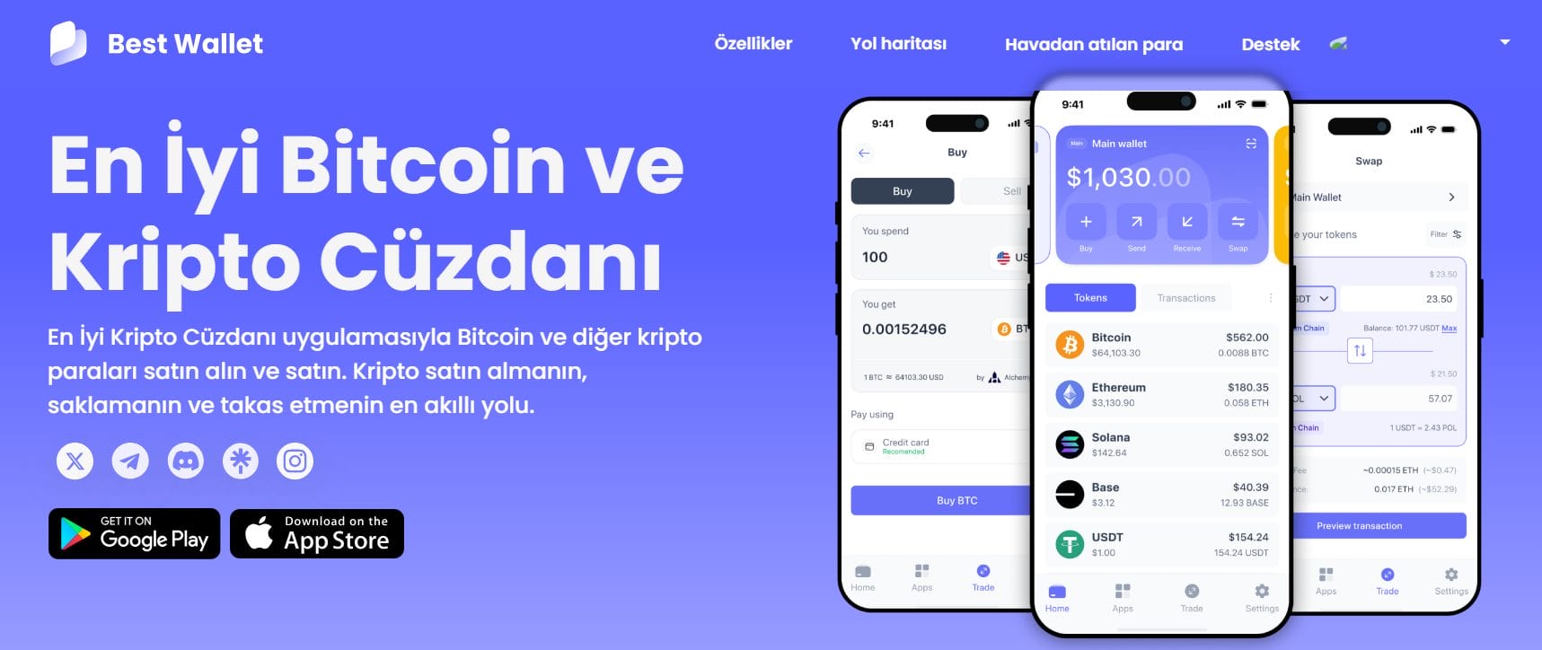 Best Wallet en büyük kripto borsaları