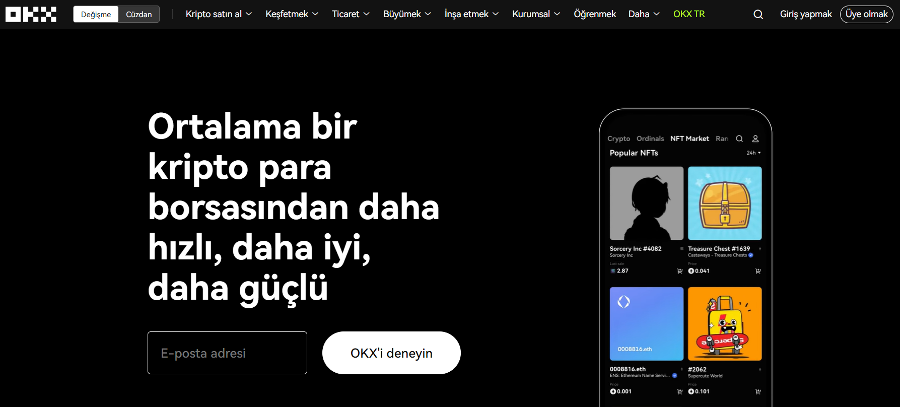 okx en büyük kripto borsaları