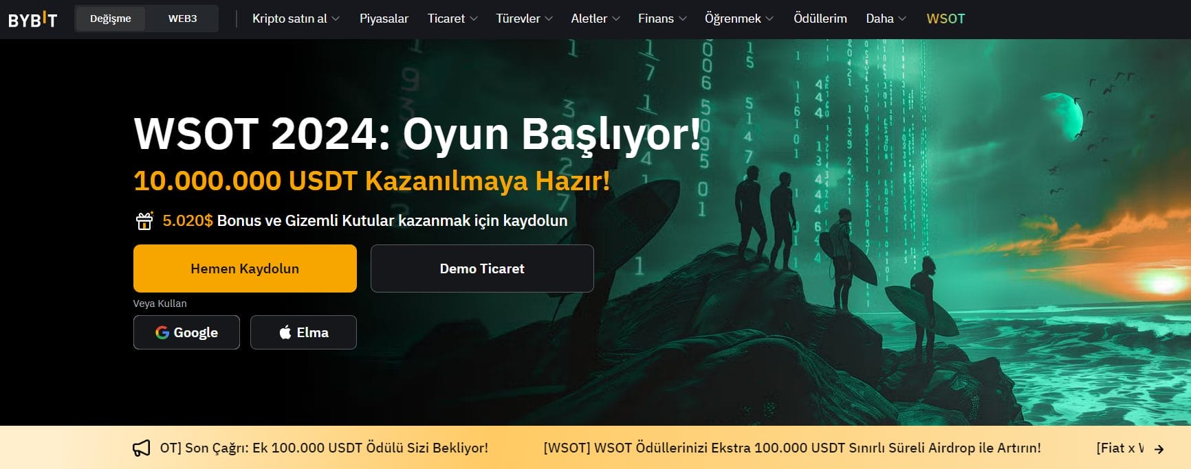 bybit en büyük kripto borsaları