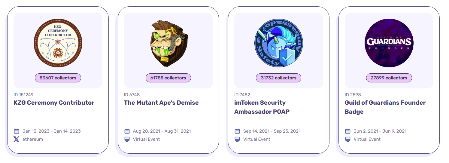 Ger&ccedil;ek Hayatta POAP Kullanım Alanları