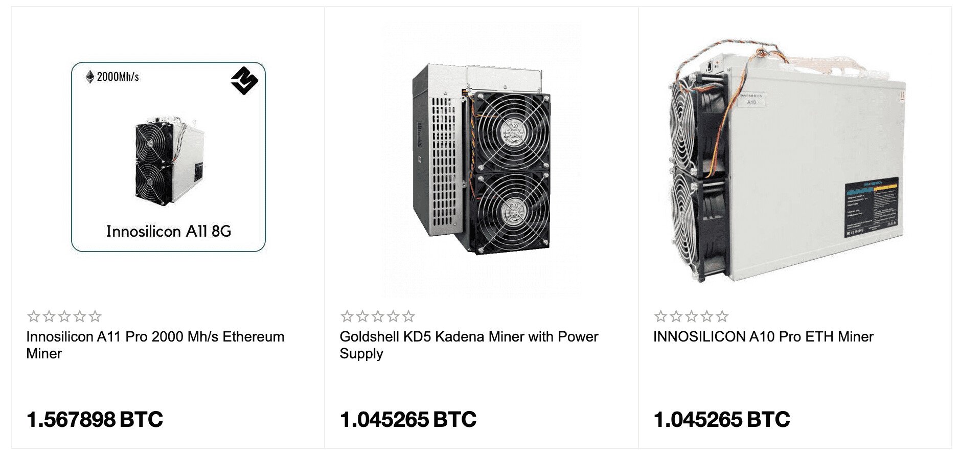 仮想通貨マイニング機器