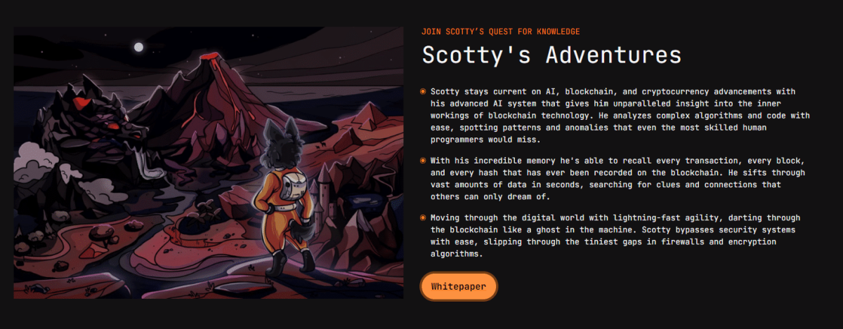 Scotty the AI(SCOTTY)プロジェクト概要を英語で説明したもの