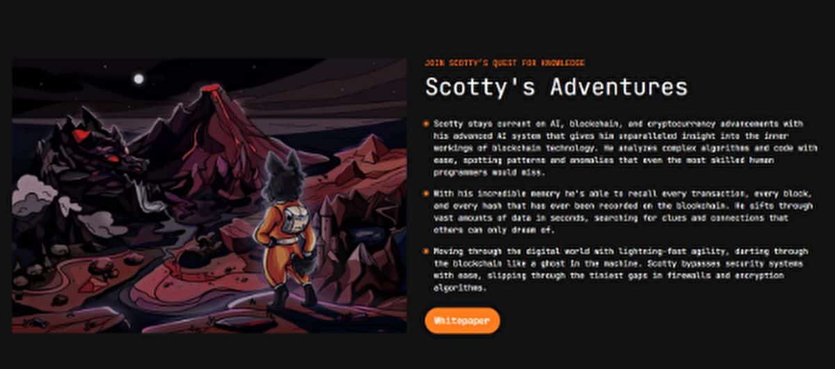 Scottyの冒険についての説明