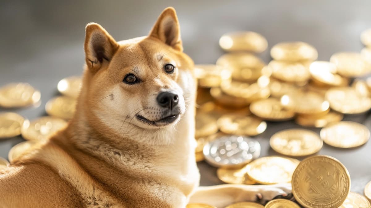 ミームコインと柴犬