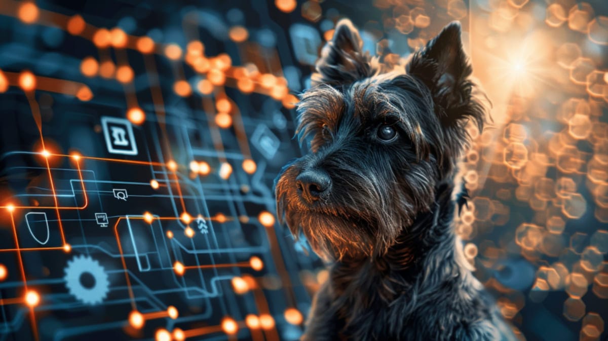 スコティッシュ・テリアとサイバー空間