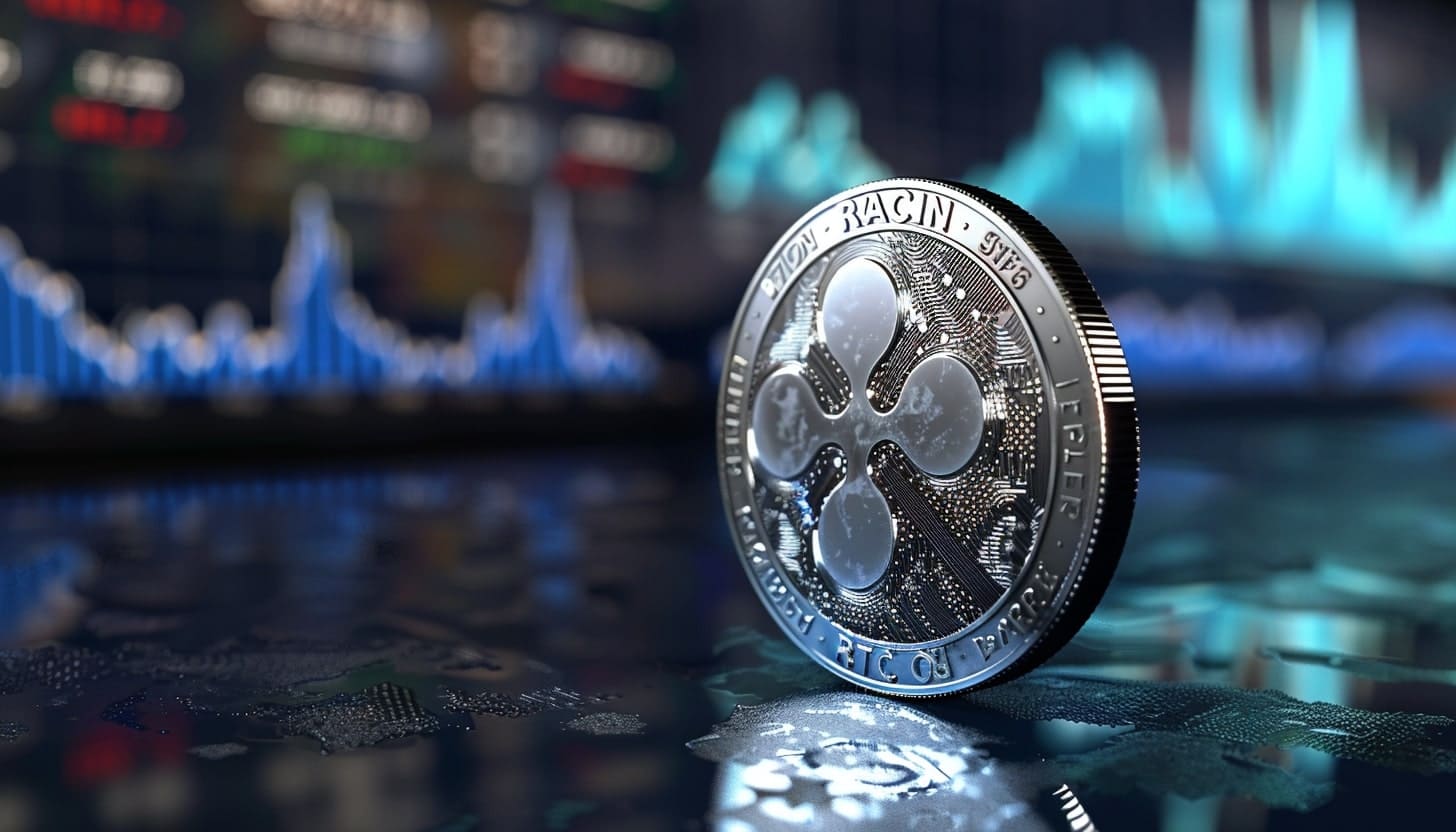 1枚のコインと価格チャート