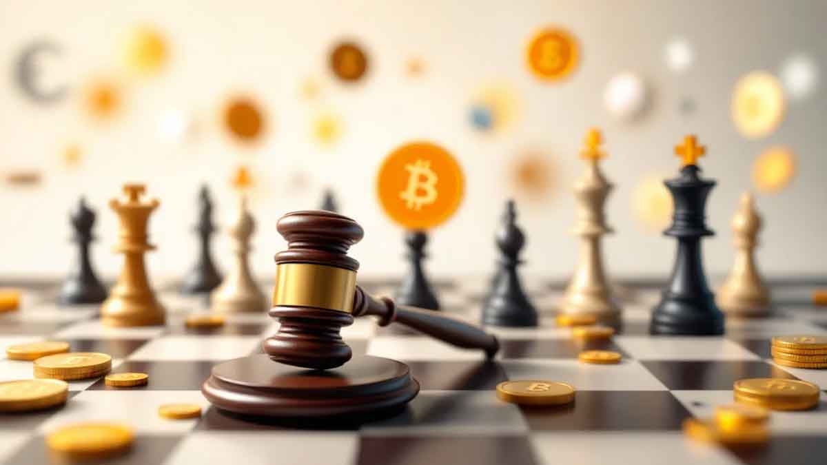 仮想通貨とSECの法廷闘争を象徴するチェス盤