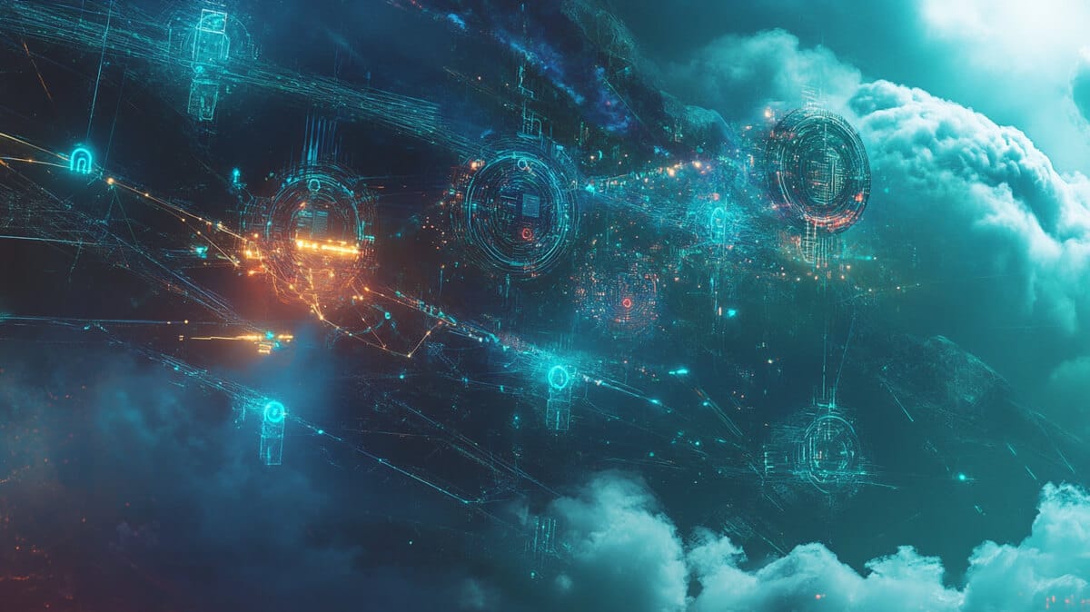 暴走的な夜の宇宙コロニー都市