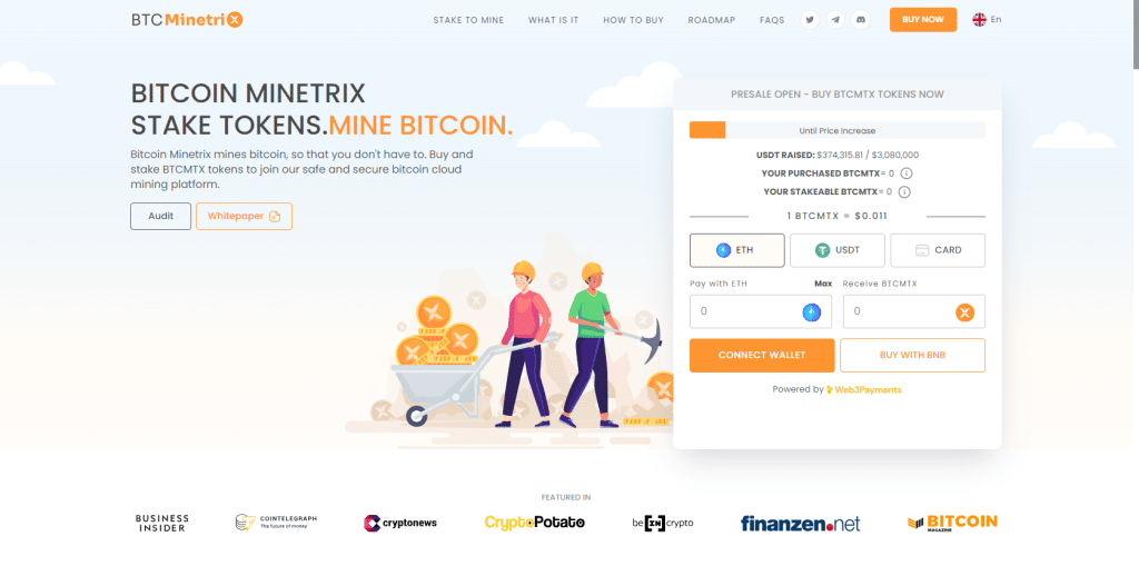 Bitcoin Minetrix Presale
