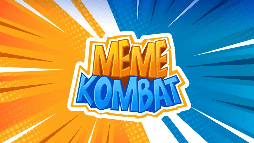 meme kombat logo