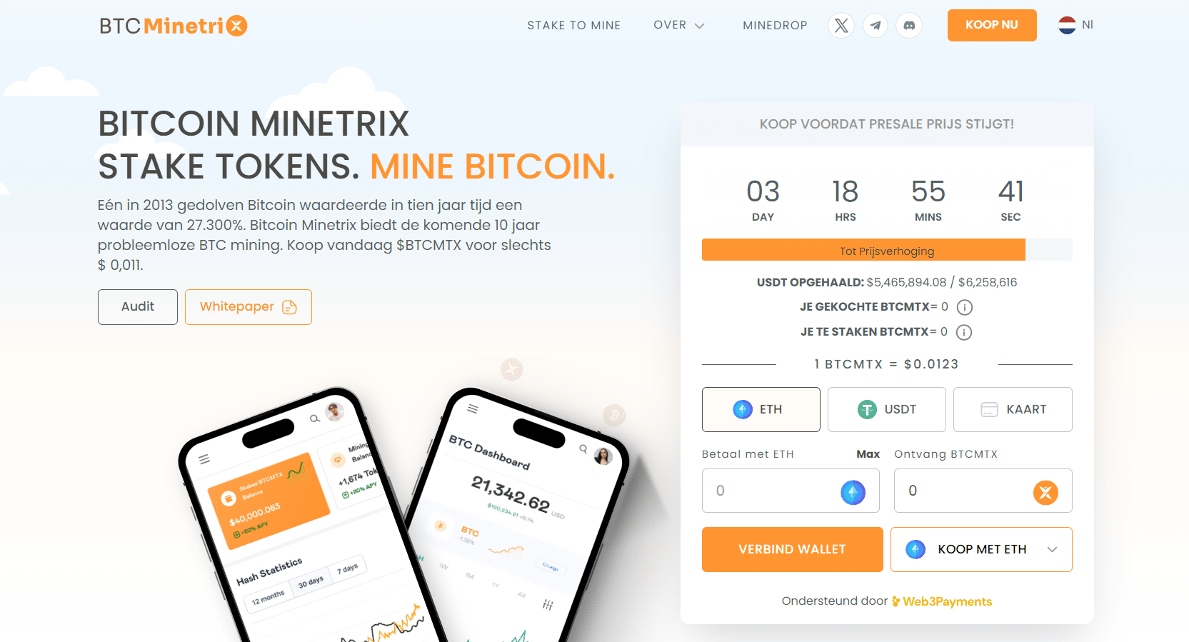 Bitcoin Minetrix presale