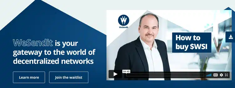 WeSendIt (WSI) – Gedecentraliseerd platform om bestanden te delen met nieuwe crypto