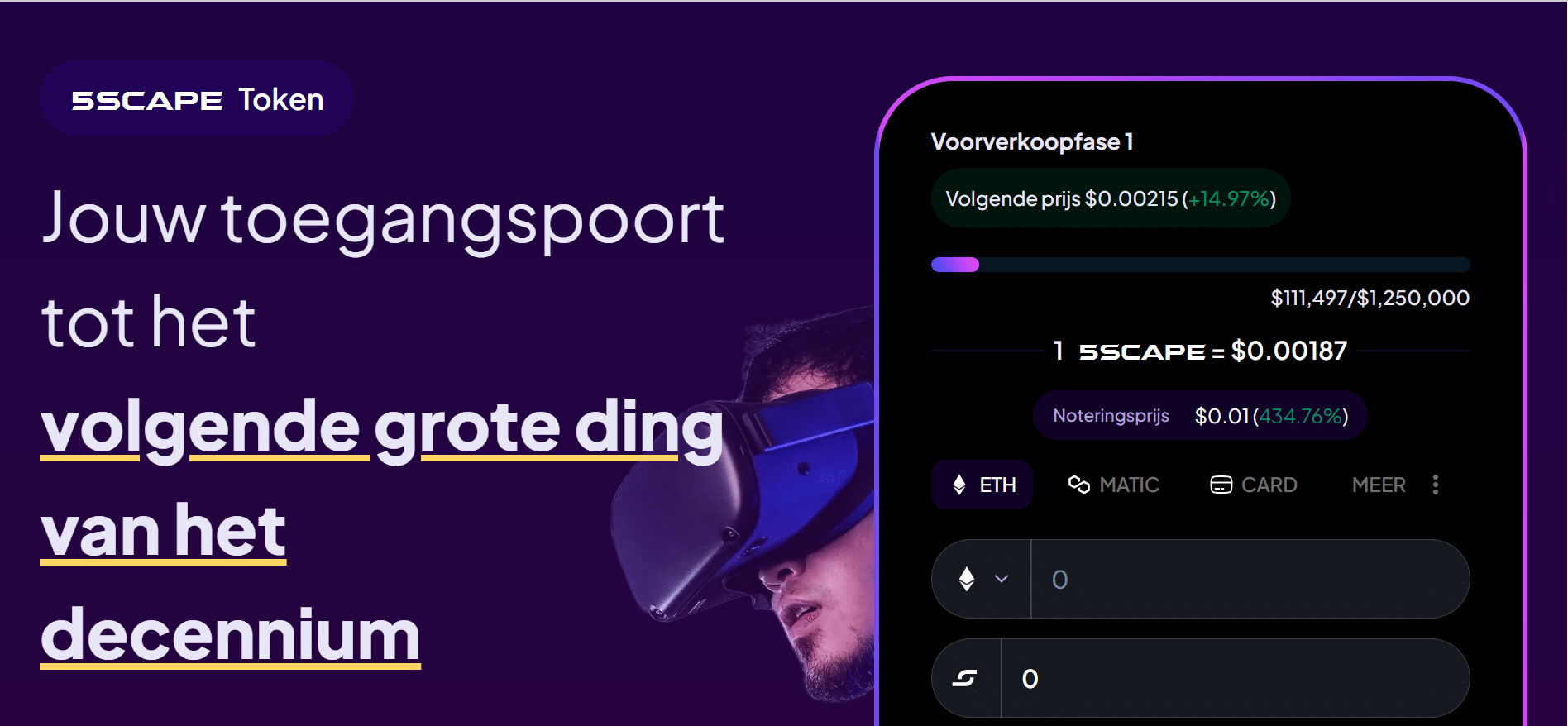 5th scape koers verwachting