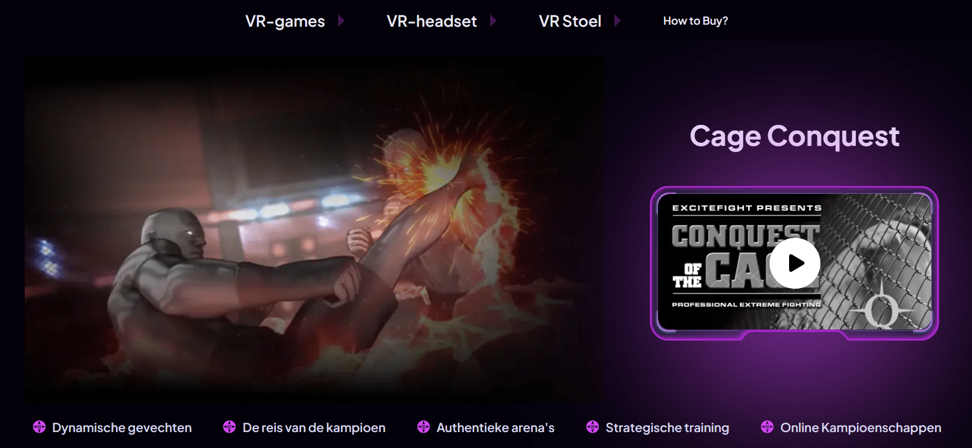 cage conquest game van 5th scape