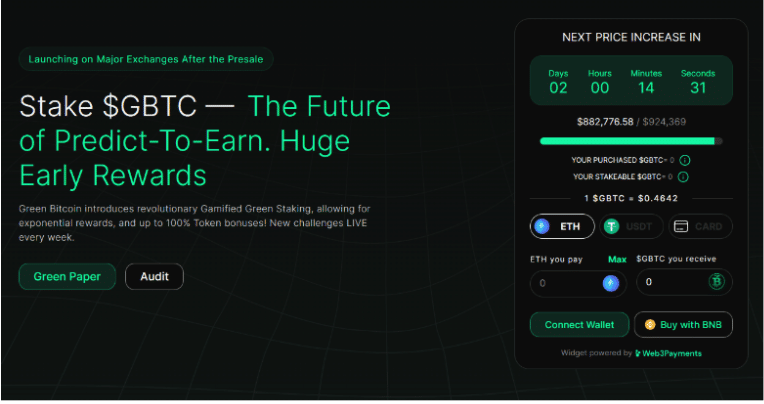 green bitcoin presale 2