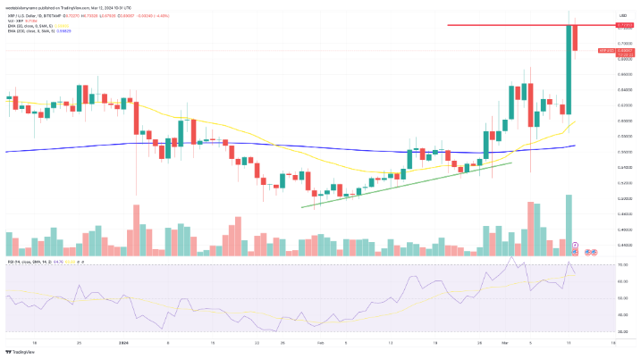 ripple koers verwachting 12 maart