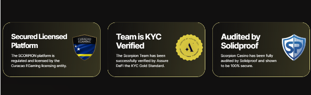 Scorpion Casino Veiligheidsmaatregelen