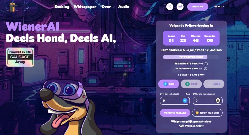 WienerAI presale crypto