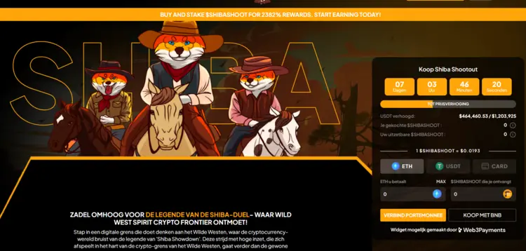 SHIBASHOOT Shiba Shootout meme coin