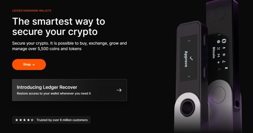 ledger-hardware crypto wallet - de beste cold wallet