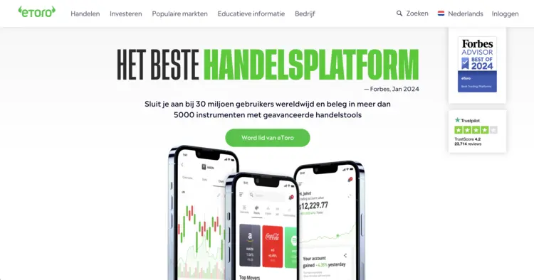 Beste shitcoins kopen bij eToro.
