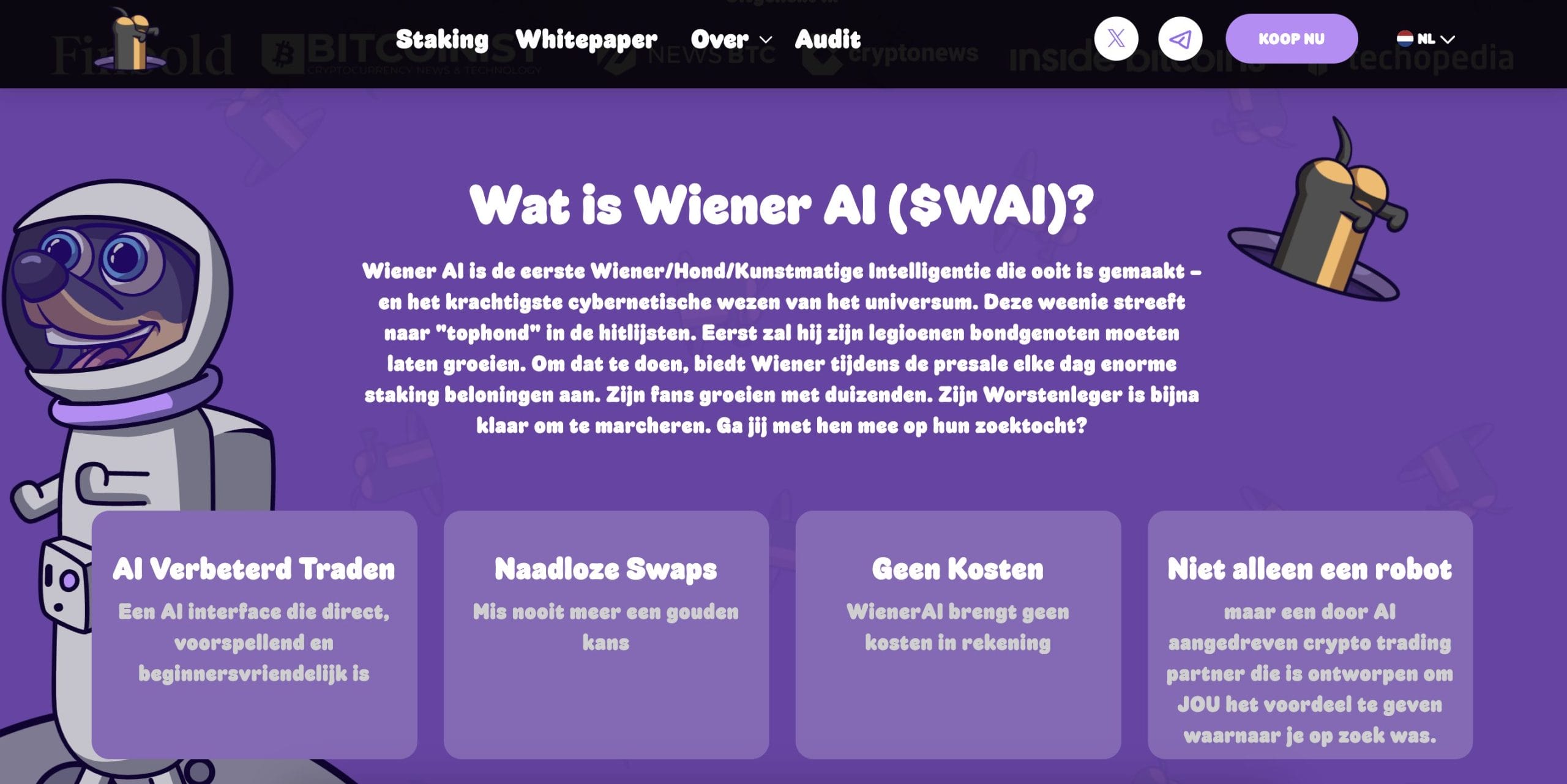 wienerai website afbeelding