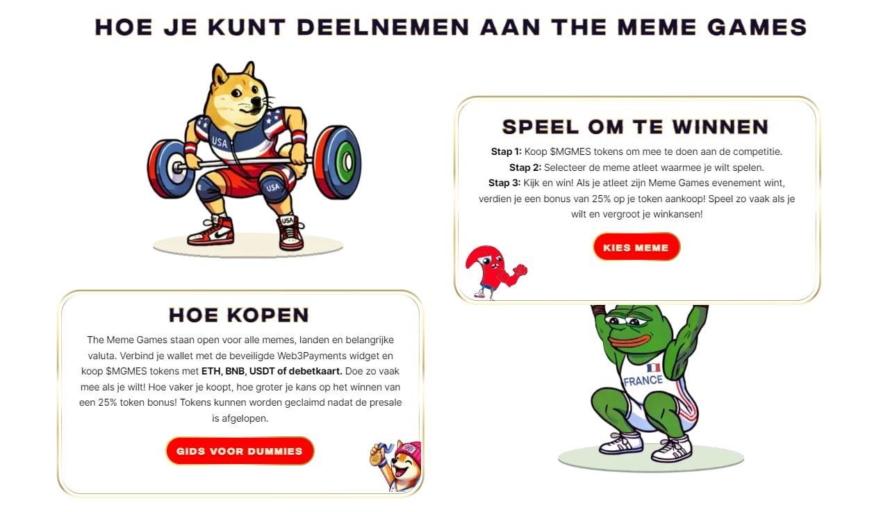 The Meme Games presale