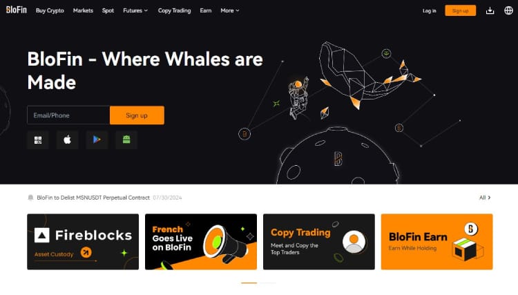 BloFin, beste no KYX exchange