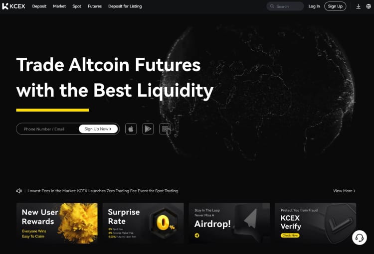 KCEX, beste no KYX exchange