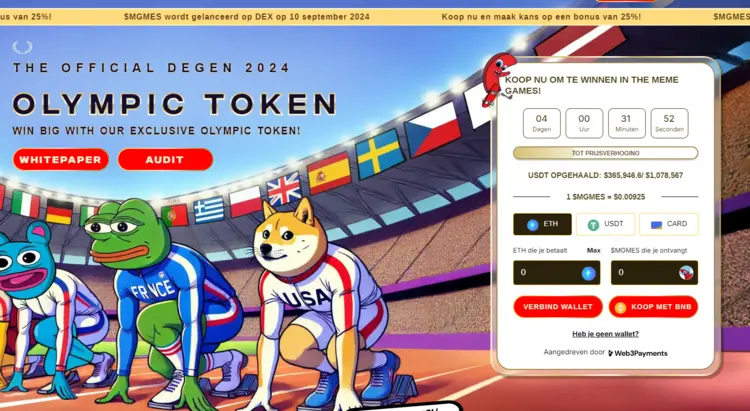 The Meme Games beste crypto games