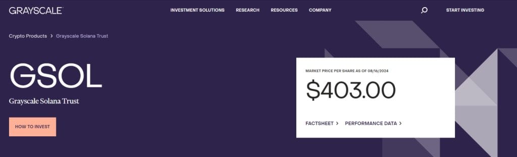 gsol, grayscale solana etf alternatief