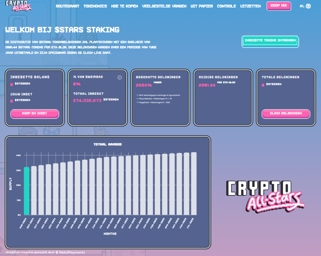 Crypto All-Stars staking